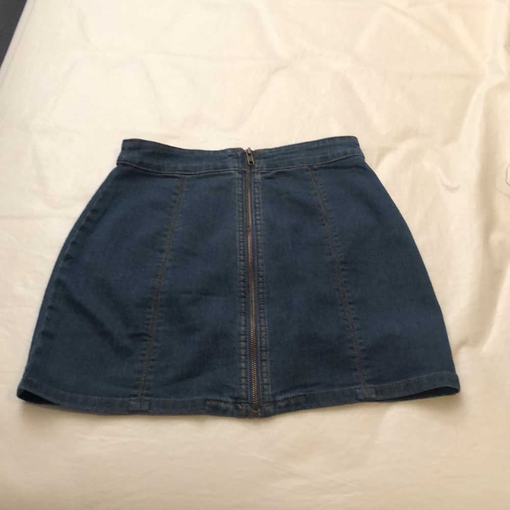 Mini Jean Skirt